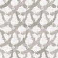 Seamless mottled gray french woven linen texture background. Old ecru natural flax fiber pattern. Organic farmhouse