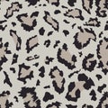 Seamless mountains snow leopard skin pattern. Vector