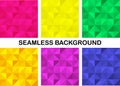 Seamless multi color background. Vector Illustration