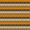 Seamless multicolor ethnic pattern