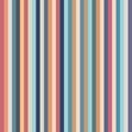 Seamless Multicolor Striped Pattern, Vertical Lined Background Ready for Textile Prints. Royalty Free Stock Photo