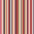 Seamless Multicolor Striped Pattern, Vertical Lined Background Ready for Textile Prints. Royalty Free Stock Photo