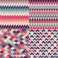 Seamless multicolor tiles background Royalty Free Stock Photo