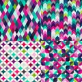 Seamless multicolor tiles background Royalty Free Stock Photo