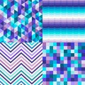 Seamless multicolor tiles textured background Royalty Free Stock Photo