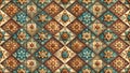Seamless multicolored geometric pattern for textiles,wallpaper.Ethnic pattern