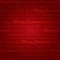 Seamless multilingual christmas pattern (vector)