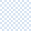 Seamless muted pastel blue check pattern background. Royalty Free Stock Photo
