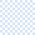 Seamless muted pastel blue check pattern background.