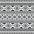 Seamless native pattern with unique tribal background design. Aztec Navajo ethnic style.