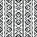 Seamless native stripe pattern with unique tribal background design.