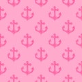 A nautical anchor seamless pattern.