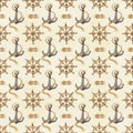 Seamless nautical pattern