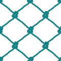 Seamless nautical rope knot pattern Royalty Free Stock Photo