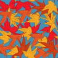 seamless nice pattern autumn background