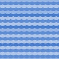 Seamless ocean waves simple pattern Royalty Free Stock Photo