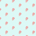 Seamless octopus pattern.