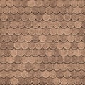 Seamless old roof texture Royalty Free Stock Photo