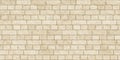 Seamless old sandstone brick wall background texture Royalty Free Stock Photo