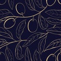 Seamless olive background.