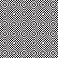 Seamless Op Art Distortion Pattern in Vector Format