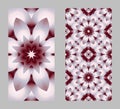 Mobile phone cover back with beautiful Pattern in fractal design. Royalty Free Stock Photo