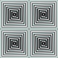 Seamless optical illusion rhpmbus vector background Royalty Free Stock Photo