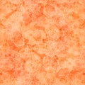 Seamless orange marble texture background featuring soft blending watercolor effects and delicate natural stone veining for Royalty Free Stock Photo