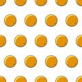 Seamless orange pattern.