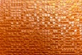 Seamless orange wall ceramic tile background Royalty Free Stock Photo