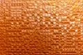 Seamless orange wall ceramic tile background