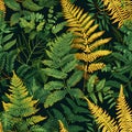 Organic pattern that mirrors the delicate patterns formed by unfurling fern fronds. AI Generated