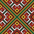 Seamless oriental colourful pattern
