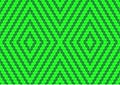 Neon Green Colored Geometric Techno Oriental Ornamental Seamless Pattern Background Wallpaper