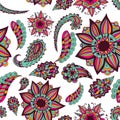 Seamless ornament. Beautiful doodle. Design elements for design of printed products, web or print design for clothing