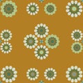 Seamless ornament for textile and clothing cute, light pattern for wrapping paper for holiday gift