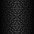 Seamless ornamental black Wallpaper