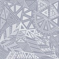 Seamless ornamental pattern in gray colors