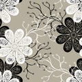 Seamless Ornate Floral Pattern