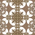 Seamless ornate texture or pattern in brown 2 Royalty Free Stock Photo