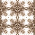 Seamless ornate texture or pattern in brown 3 Royalty Free Stock Photo