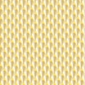 Seamless ovals background metallic golden gradient. 3D effect vector illustration. Japanese traditional background.
