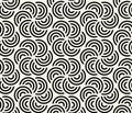 Seamless overlap circle pattern, vector