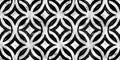 Seamless painted classic diamond and circle stripe black and white artistic acrylic paint texture background