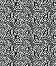Seamless paisley background Royalty Free Stock Photo