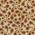 Seamless paisley Royalty Free Stock Photo