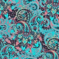 Seamless paisley pattern