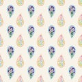 Seamless paisley pattern