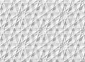 Seamless paper 3d pattern in authentic arabian style.