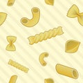 Seamless pasta background